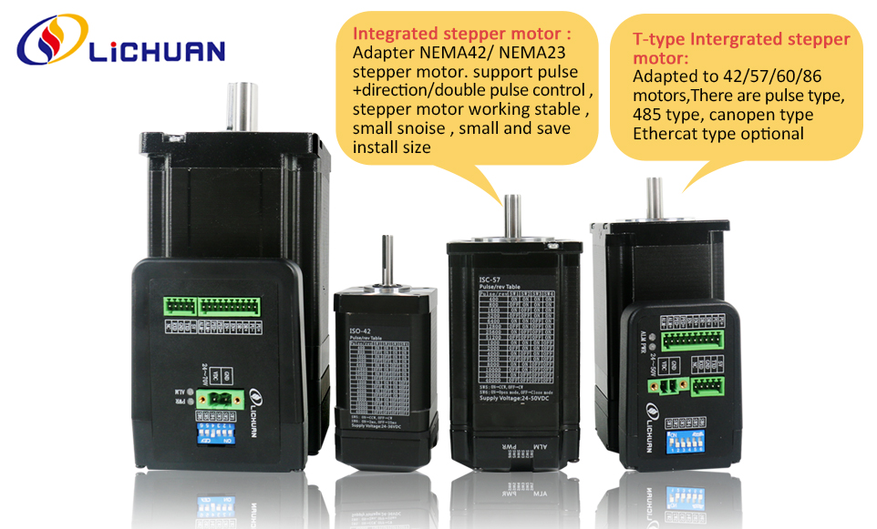 Integrated stepper motor (stepper motor နှင့် driver ၏ပြီးပြည့်စုံသောပေါင်းစပ်မှု)