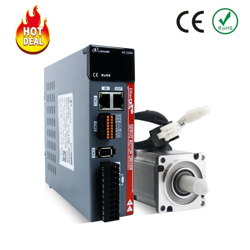 Ethercat AC ဆာဗာမော်တာ 600W 3000rpm 1.91nm တစ်အစုံ